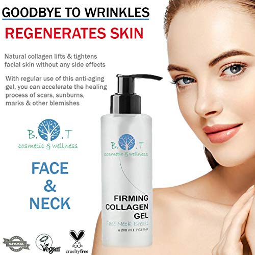 Gel de Colágeno bio-activo Corporal 200 ml- Gel Natural Anti-envejecimiento - Gel antiarrugas para regenerar la piel