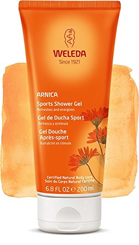 Gel de Ducha Sport con Árnica, ideal después del ejercicio - Weleda (200 ml) - Se envía con: muestra gratis y una tarjeta superbonita que puedes usar como marca-páginas!