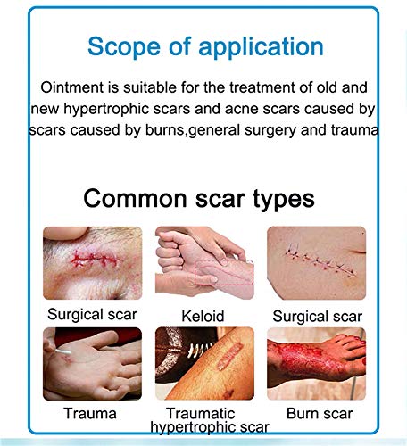 Gel de silicona para cicatrices, clínicamente probado para ayudar a suavizar, suavizar y aplanar las cicatrices