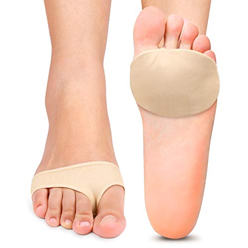 Gel metatarso Neuroma de Morton almohadillas, almohadillas, antideslizante suela, antepié cojín para mujer y hombre pequeño/tamaño mediano/tamaño grande (1Pair/2pcs)