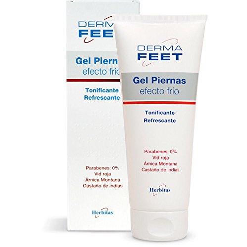 GEL PIERNAS CANSADAS EFECTO FRÍO CON ARNICA DERAMAFEET 200ml (el castaño de Indias, la vid roja o la árnica montana)