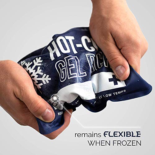 GelpacksDirect - Bolsa de gel reutilizable para aplicar frío y calor - Con banda de compresión - Para alivio rápido del dolor