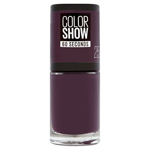 Gemey Maybelline ColorShow 25 Plum It Up – Esmalte de uñas, color morado oscuro