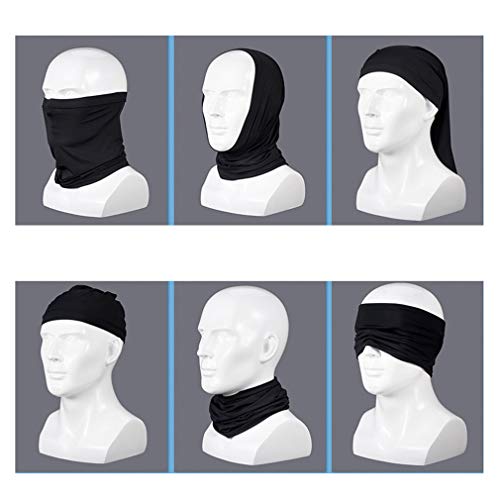 GEMVIE Braga de Cuello Hombre Bufanda para Ciclismo Antiviento Máscara con Cuello Antipolvo Antipolucion Pasamontañas de Moto Deportes al Aire Libre