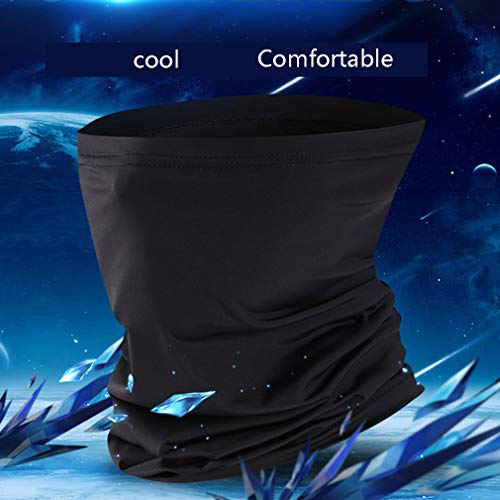 GEMVIE Braga de Cuello Hombre Bufanda para Ciclismo Antiviento Máscara con Cuello Antipolvo Antipolucion Pasamontañas de Moto Deportes al Aire Libre