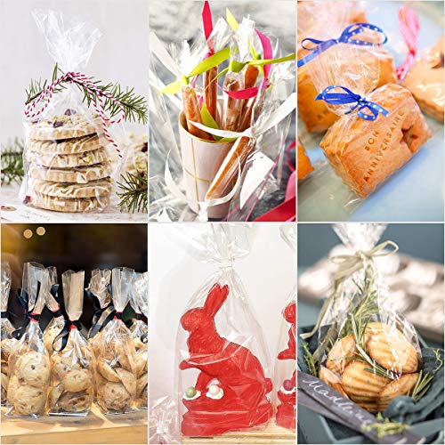 Generic Plain envoltorio celofán transparente florista película envoltura rollos cestas regalo de artes y manualidades 10 m x 54 cm