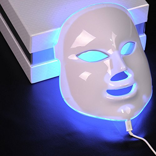 Genius Factory ® 7 Colores Luz fotón Led Máscara Facial Skin Rejuvenecimiento de terapia de belleza