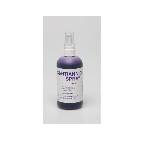 Gentian Violet Spray 240ml de gentiane - Antiparasitos para caballo talla 0.24