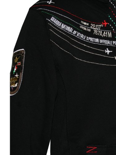 Geographical Norway Faero Sudadera con capucha y cremallera, para hombre negro XXL