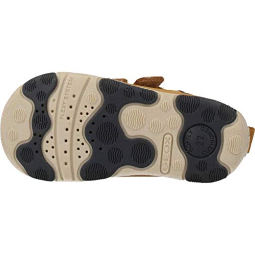 Geox B New Balu' Boy C, Zapatillas para Bebés, Beige (Biscuit C5046), 19 EU