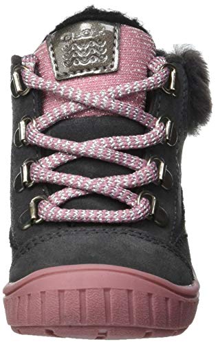 Geox B Omar Girl WPF A, Botas para Bebés, Gris (Dk Grey C9002), 23 EU