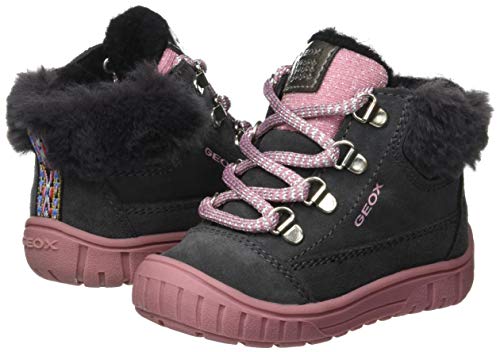 Geox B Omar Girl WPF A, Botas para Bebés, Gris (Dk Grey C9002), 23 EU
