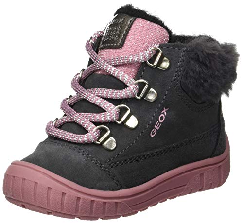 Geox B Omar Girl WPF A, Botas para Bebés, Gris (Dk Grey C9002), 23 EU