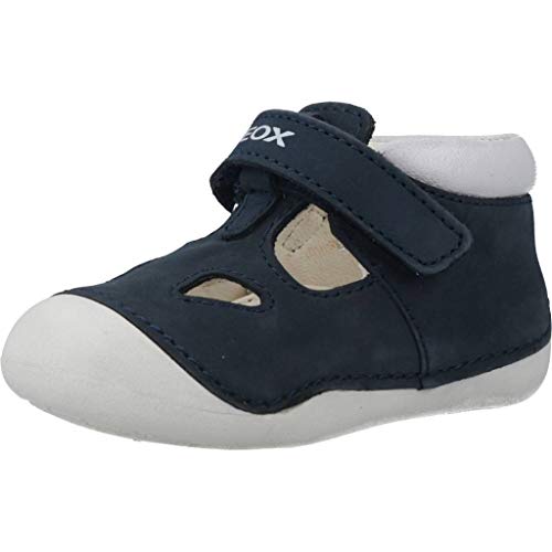 Geox B TUTIM A, Zapatillas para Bebés, Navy/White C4211, 21 EU