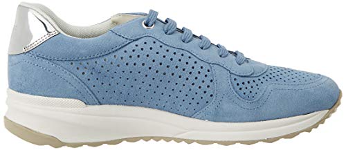 Geox D AIRELL B, Zapatillas para Mujer, Azul (Lt Blue C4003), 38 EU