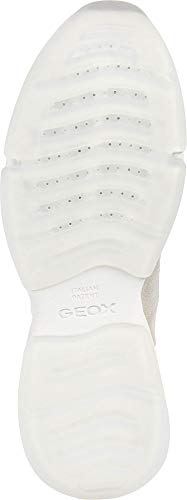 Geox D KIRYA B, Zapatillas para Mujer, Beige (White/Lt Taupe C1zh6), 38 EU