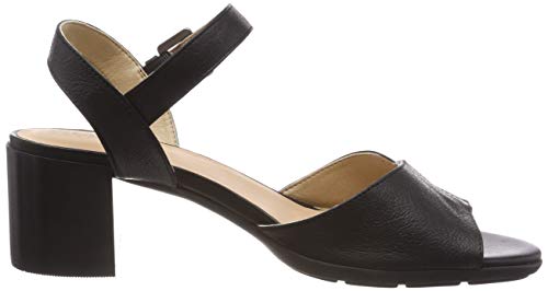 Geox D MARYKARMEN Mid San, Sandalias con Punta Abierta para Mujer, Black C9999, 40 EU