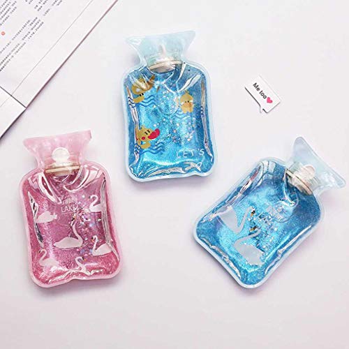 GFCGFGDRG De Dibujos Animados de Mano Caliente Botella de Agua Caliente Lindo Mini portátil pequeño Calentador de la Mano de inyección de Agua Bolsa de Almacenamiento Herramientas