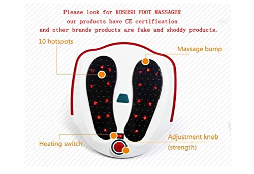 GFQ Compresa Caliente Vibración Masajeador De Pies, Estimular Puntos De Acupuntura Hidromasaje De Pies, Estimular La Terapia De Circulación Sanguínea Alivio del Dolor