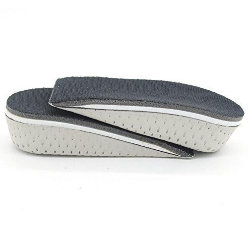 GFULLOV - Plantillas elevadoras de altura, elevadoras/elevadoras/aumento de calzado, soporte de arco, medio elevador de zapatos, plantillas de elevación de talón para hombres y mujeres, 43cm