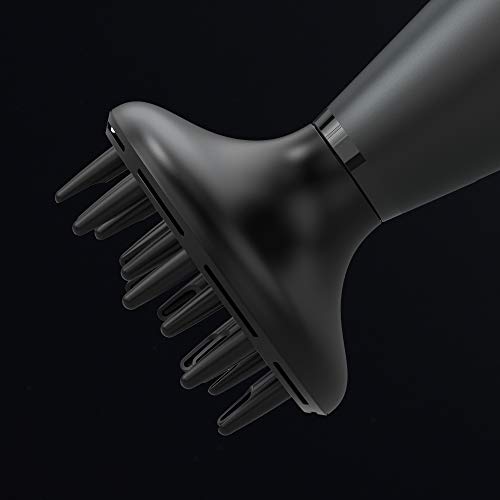 ghd Air Kit - Secador de pelo profesional con tecnología iónica, difusor, cepillo cerámico y 2 clips ghd, color negro
