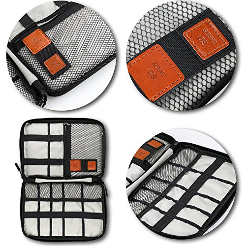 GiBot Electrónico Organizador de Cable Accesorios Electrónicos Portable Bolsa de para Cables