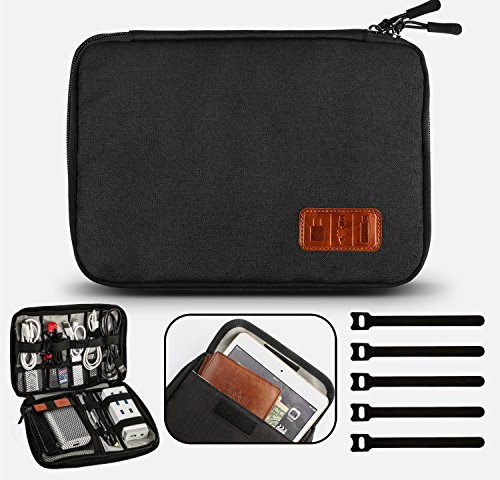 GiBot Electrónico Organizador de Cable Accesorios Electrónicos Portable Bolsa de para Cables