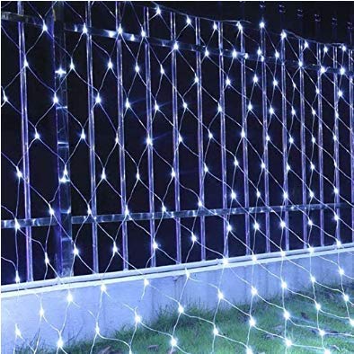 Gigonic - Guirnalda de luces led (100 x 160 ledes, luz blanca cálida, para interior y exterior), Luz blanca cálida y fría, 9 modos., 320LED