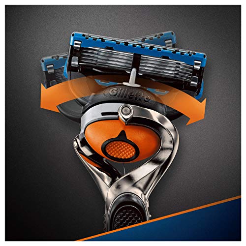 Gillette Fusion ProGlide FlexBall - Maquinilla de afeitar para hombre, 1 cabezal con 5 hojas, color negro