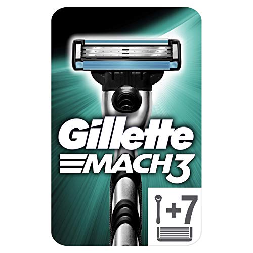 Gillette Mach3 Maquinilla de Afeitar + 6 Cuchillas de Recambio
