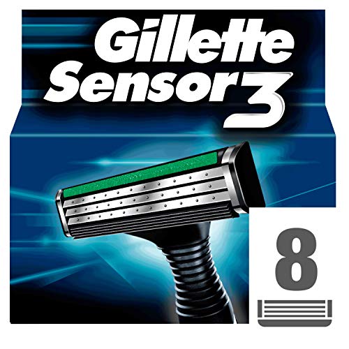 Gillette Sensor3 Recambios De Maquinillas, 8 Unidades