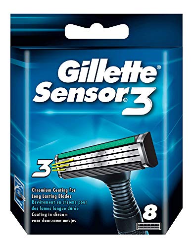 Gillette Sensor3 Recambios De Maquinillas, 8 Unidades