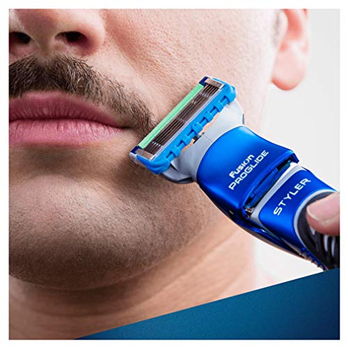 Gillette Styler Multiusos Maquinilla de Afeitar, Perfiladora + 3 Cabezales