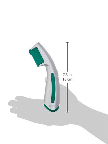 GIMA ref. 24402 Peine antipiojo eléctrico, para eliminar los piojos y las liendres del cabello con una carga eléctrica de 130-180 Voltios, método natural y sin dolor para los seres humanos