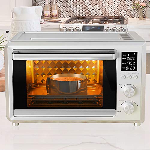 Gimars- Molde Redondo Ajustable para Tarta Pastel, Aros para Emplatar, Anillo de Pastel Acero Inoxidable, Herramientas de Hornear, Utensilios de Molde Pastelería Herramientas