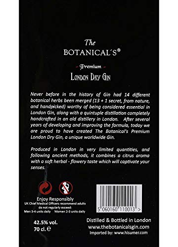Gin The Botanical's - Ginebra - Botella 70 cl