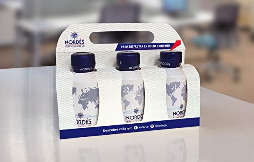 Ginebra Premium nacional Nordés - Estuche de 6 Miniaturas de Ginebra Nordés de 5cl