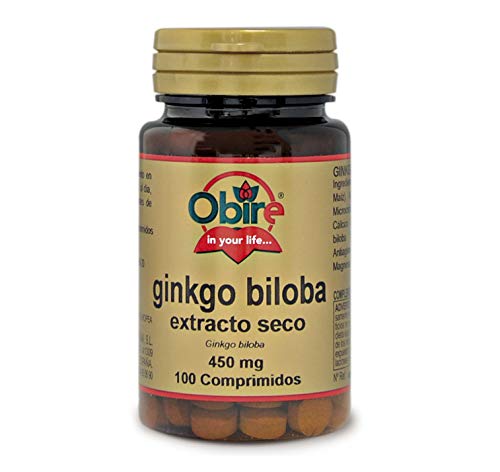 Ginkgo biloba 450 mg. 100 tabletas