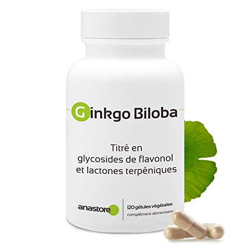GINKGO BILOBA * OFERTA 3+1 GRATIS * 60 mg / 480 Cápsulas * Titulado al 24% min. de glucósidos de flavonol y al 6% min. de lactonas terpénicas * Cerebro, Equilibrio emocional