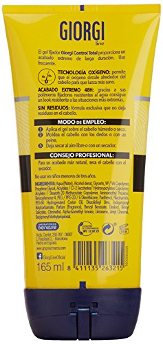 Giorgi Gel Fijador Control Total X-Trema - 165 ml