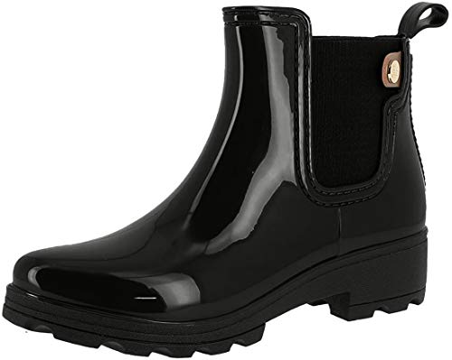 Gioseppo 40840, Botas de Agua para Mujer, Negro (Negro Negro), 38 EU