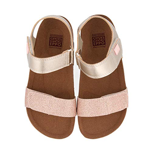 Gioseppo JABBEKE, Sandalias con Punta Abierta para Niñas, Dorado (Cobre Cobre), 35 EU