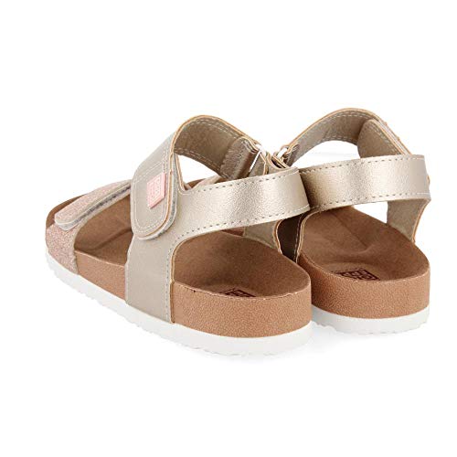 Gioseppo JABBEKE, Sandalias con Punta Abierta para Niñas, Dorado (Cobre Cobre), 35 EU