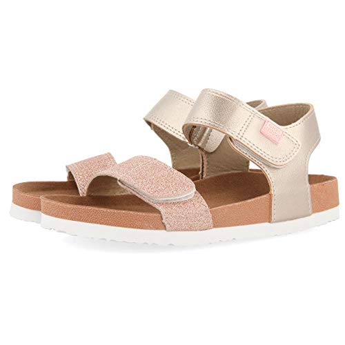 Gioseppo JABBEKE, Sandalias con Punta Abierta para Niñas, Dorado (Cobre Cobre), 35 EU