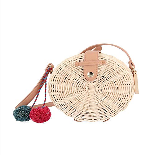 Gioseppo LERICCI, Bolso bandolera para Mujer, Beige (Natural), 9x16x16 cm (W x H x L)