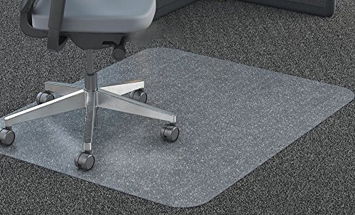 GIOVARA Claro Silla Alfombrilla para alfombras de Pelo Low-Medium Suelos, Rectangular, Material de Alta Resistencia de Impacto, Antideslizante, Non-Recycling, 75x120cm (2.5'x4')
