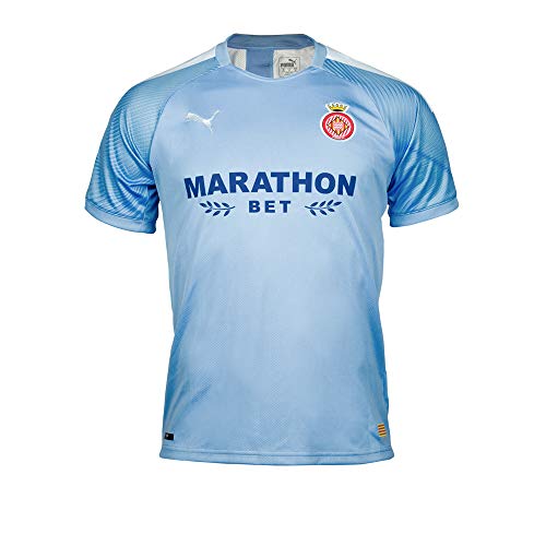 Girona FC Oficial Segunda Equipación Camiseta 2019-20, Adulto, Azul, S