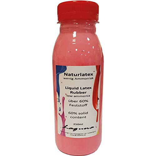Givul - Látex líquido (250 ml, pre-teñido), color rojo