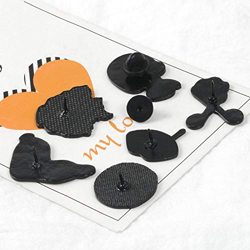 GJongie Broche Broches Pill Eyeliner Lengua Labios Pines De Esmalte Reloj Retorcido Broches De Niña Camisa De Mezclilla Pin De Solapa Bolsa Punk Joyería Fresca Regalo para Amigos-Lengua