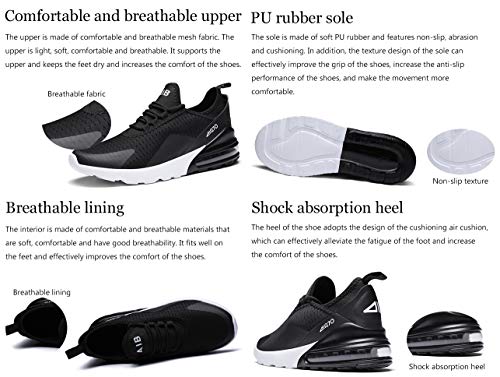 GJRRX Zapatillas Hombres Mujer Deporte Running Zapatos para Correr Gimnasio Sneakers Deportivas Padel Transpirables Casual 35-47